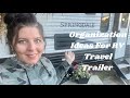 RV TRAVEL TRAILER ORGANIZATION IDEAS AND STORAGE SMALL SPACES ON A BUDGET | 2021 SPRINGDALE 1860ss