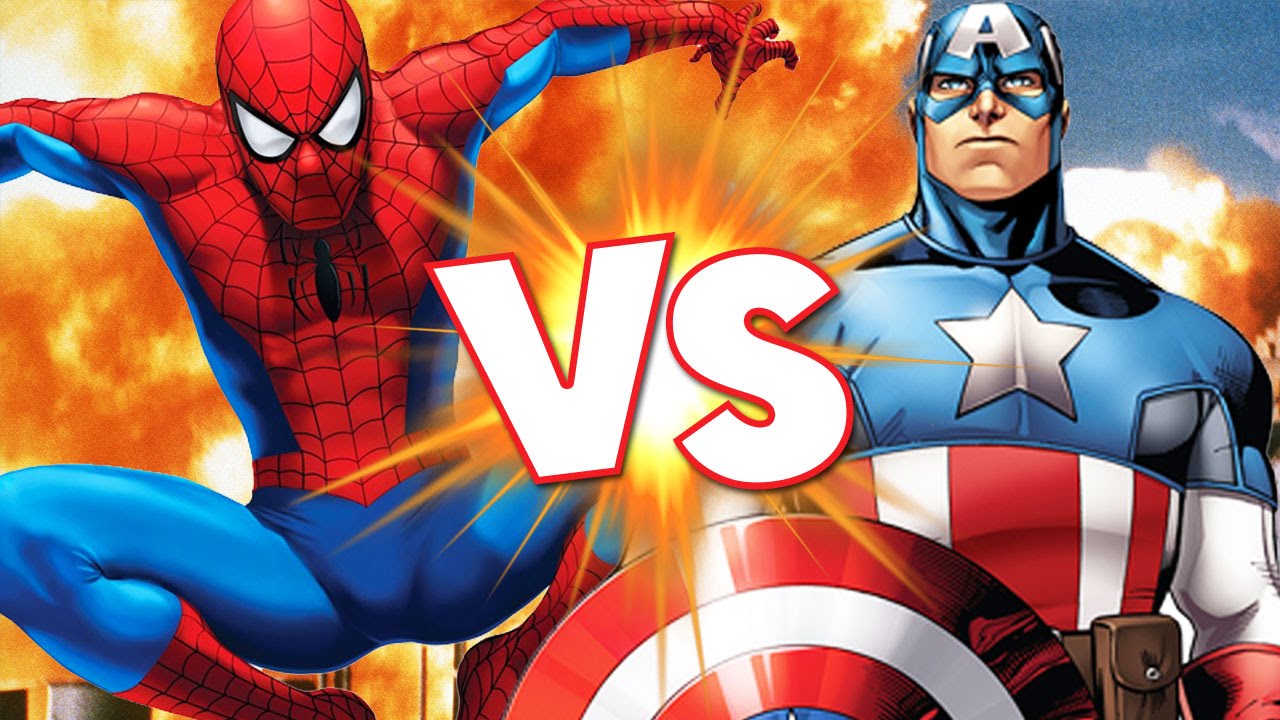 ⑧　MARVEL  SPIDER MAN AND CAPTAIN AMERICA 128 Marvel Team-up Spider-man & Captain America, NM, Cool