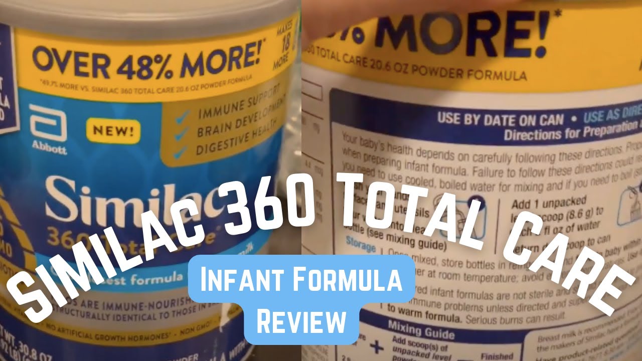 Similac 360 Total Care Infant Formula Review YouTube
