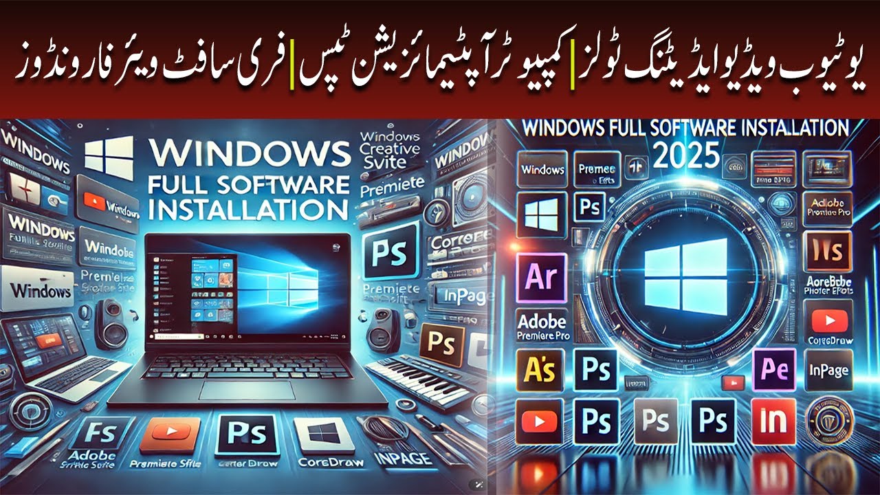 Windows Install Ke Baad Sab Software & Plugins Ek Click Mein! (Complete ...