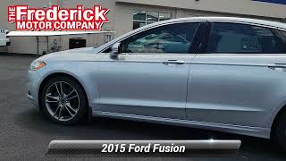 Used 2015 Ford Fusion Titanium, Frederick, MD 47161A