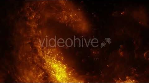 Orange Particles Background | Motion Graphics - Envato elements