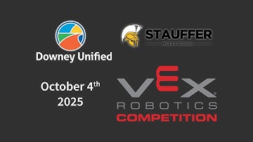 Stauffer Challenge Tournament October MS Only VEX V5 Robotics Competition Push Back