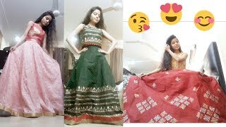 MYNTRA LEHENGA HAUL 2019 | STUDIO RASA Lehenga Review | Secret Blossom