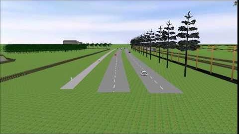 VISSIM 3D - Model of proposed changes to NCSU CBC campus