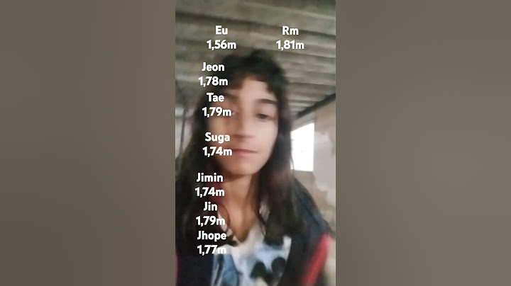 qual é a diferença de altura minha com a do BTS??