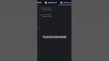 What is the callback function in JavaScript#javascript#shorts
