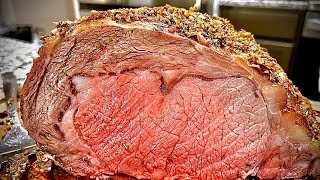 The Best Smoked Prime Rib with buttery garlic and Rosemary infused mashed potatoes!