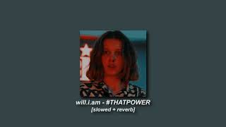 will.i.am, justin bieber - #thatPOWER [slowed + reverb] Resimi