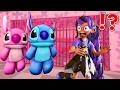 Lily Lovebraids Plays STITCH FAMILY’S Prison Run in Roblox (OBBY)