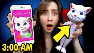 SOMEONE GAVE ME TALKING ANGELA TOY AT 3AM!!!! (SCARY) screenshot 4