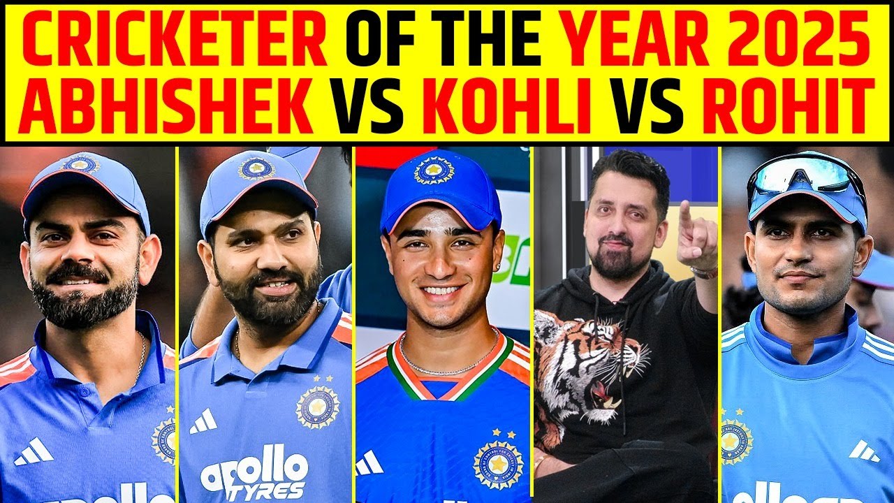 🔴NEW YEAR SPECIAL: ABHISHEK VS ROHIT VS KOHLI - CRICKETER OF THE YEAR FOR 2025?