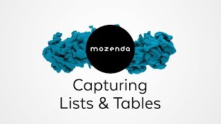 Capture List and Capture Table