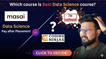 Coding Ninjas vs Masai School Data Science Course #datascience #payafterplacement #ai #aishorts