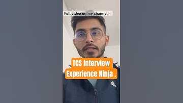TCS interview Experience | ninja | Nov 2024