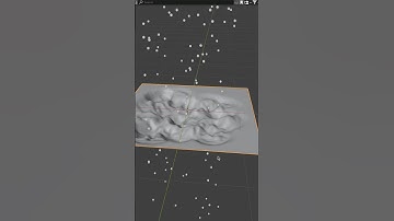 Easy Rain In Blender #blender #blender3d #blender3dmodel #blendertraining