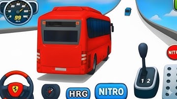 Crazy Bus Mega Ramp Impossible Racing - Bus Stunts Racing - Bus Simulator 3D - Android Gameplay