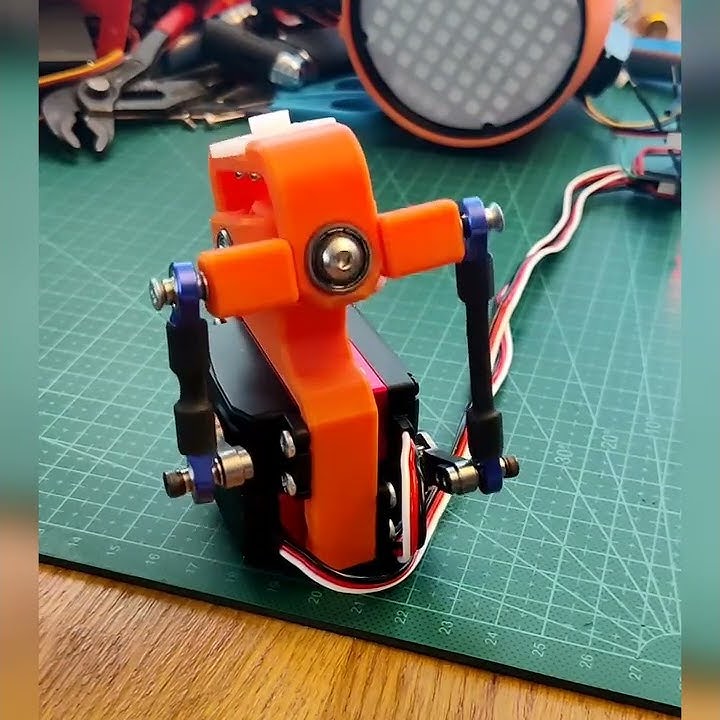 Robot head - Neck mechanism test n°5