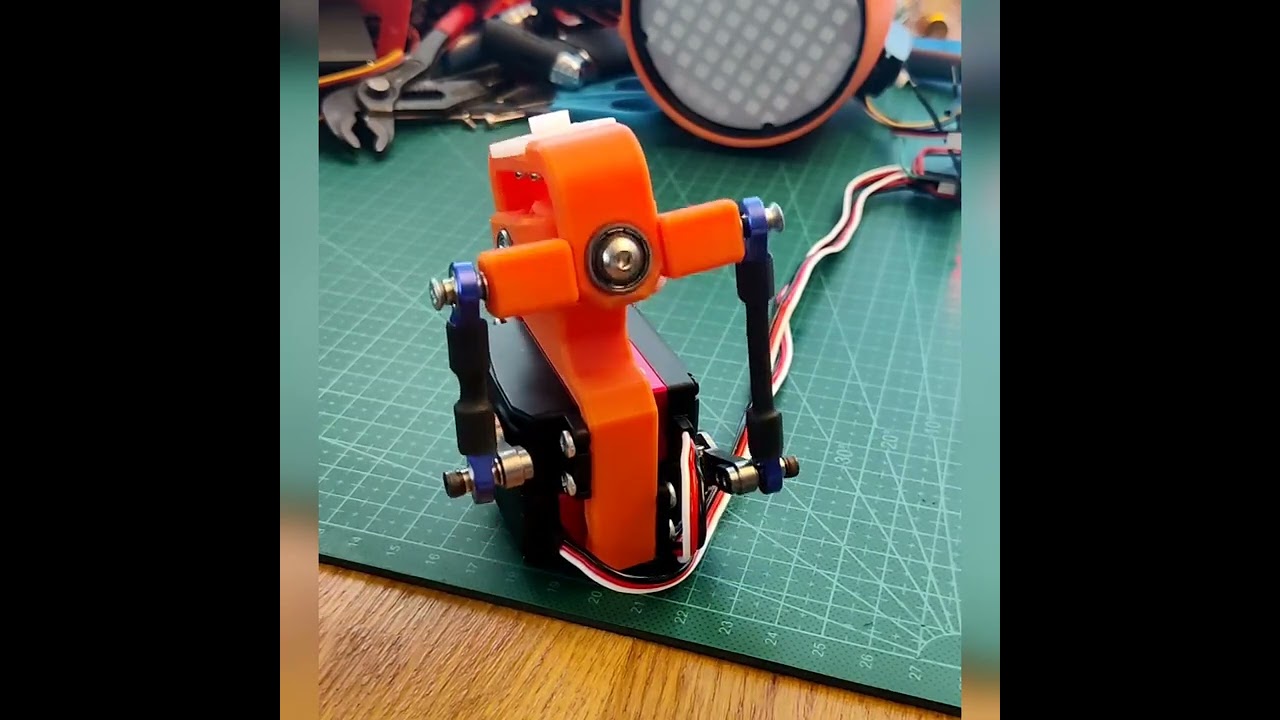 Robot head - Neck mechanism test n°5