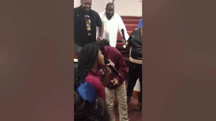 Timya and Tiffany sings "Jesus" for Leandria J.
