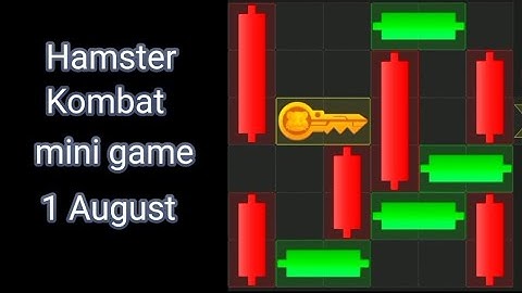 HAMSTER KOMBAT MINI-GAME MADE EASY (KEY PUZZLE SOLVED 1st AUGUST)