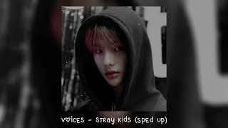 voices - stray kids (𝒔𝒑𝒆𝒅 𝒖𝒑)