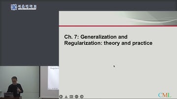 [딥러닝의 기초] 221027 Chapter 7(1): Generalization and Regularization: Theory and Practice
