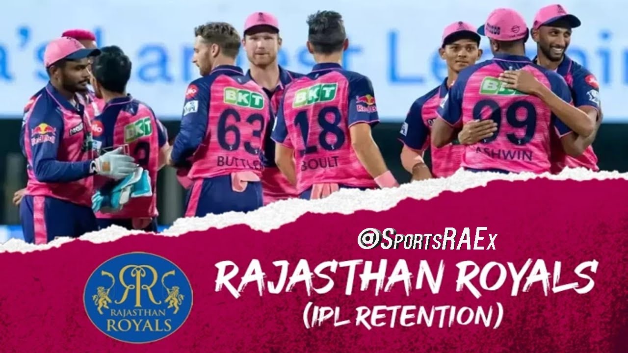 Rajasthan Royals - RR Retain Players 2023 | RR Team 2023 | TATA IPL RR Retain Squad 2023 | RR Squad