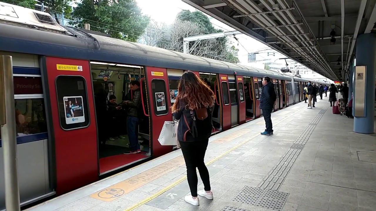 九龍塘站 東鐵綫列車發着 早上繁忙時間 Morning Rush