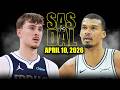 San Antonio Spurs vs Dallas Mavericks Full Game Highlights – April 10, 2026 | NBA Season