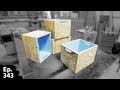 Test assemblage avec lamello fabrication de 4 boites en matriau de rcupration en osb  ep343