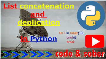 #PYTHON #LIST #CONCATENATION and List Replication | LEARN MORE ABOUT FILE HANDLING IN CODING