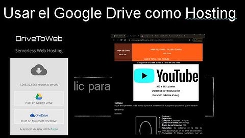 (HTML) Google Drive como Alojamiento Web