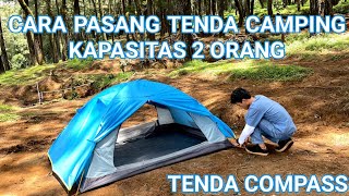 HOW TO SET UP A 2-PERSON CAMPING TENT #camping #campingtent