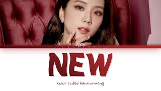 BLACKPINK Jisoo "New" (Yves) || Color Coded Lyrics || FANMADE