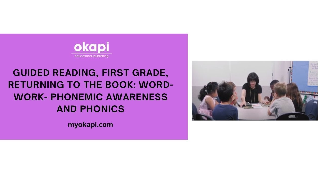 Guided Reading, First Grade, First Reading of the informational text ...