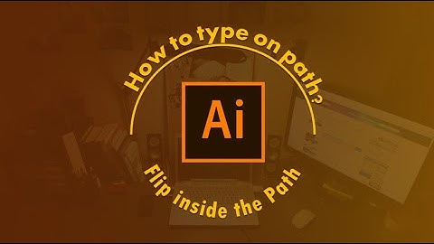 FLIP TEXT USING TYPE ON A PATH TOOL ON A CIRCLE || Class -10 || - Illustrator Tutorial