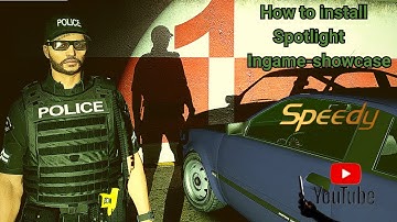 how to install spotlight in our LSPDFR