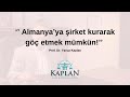 Almanya'da şirket kurma / Prof. Dr. Yavuz Kaplan