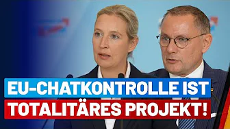 Presseerklärung der AfD-Fraktionsvorsitzenden zu EU-Chatkontrolle, Drohnenflüge und Wehrpflicht