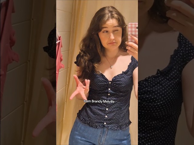 brandy melville is certainly a brand... #shopwithme #shoppingvlog #tryon #tryonhaul #brandymelville