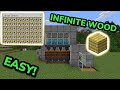 SIMPLE 1.20 AUTOMATIC WOOD FARM TUTORIAL in Minecraft Bedrock (MCPE/Xbox/PS4/Nintendo Switch/PC)