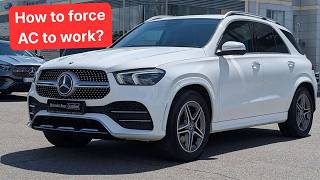 How to turn on AC in 2020-2026 Mercedes GLE?