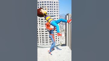 GTA V SPIDER-MAN CHEATED RUDRA #shorts #youtubeshorts #gta5 #gta