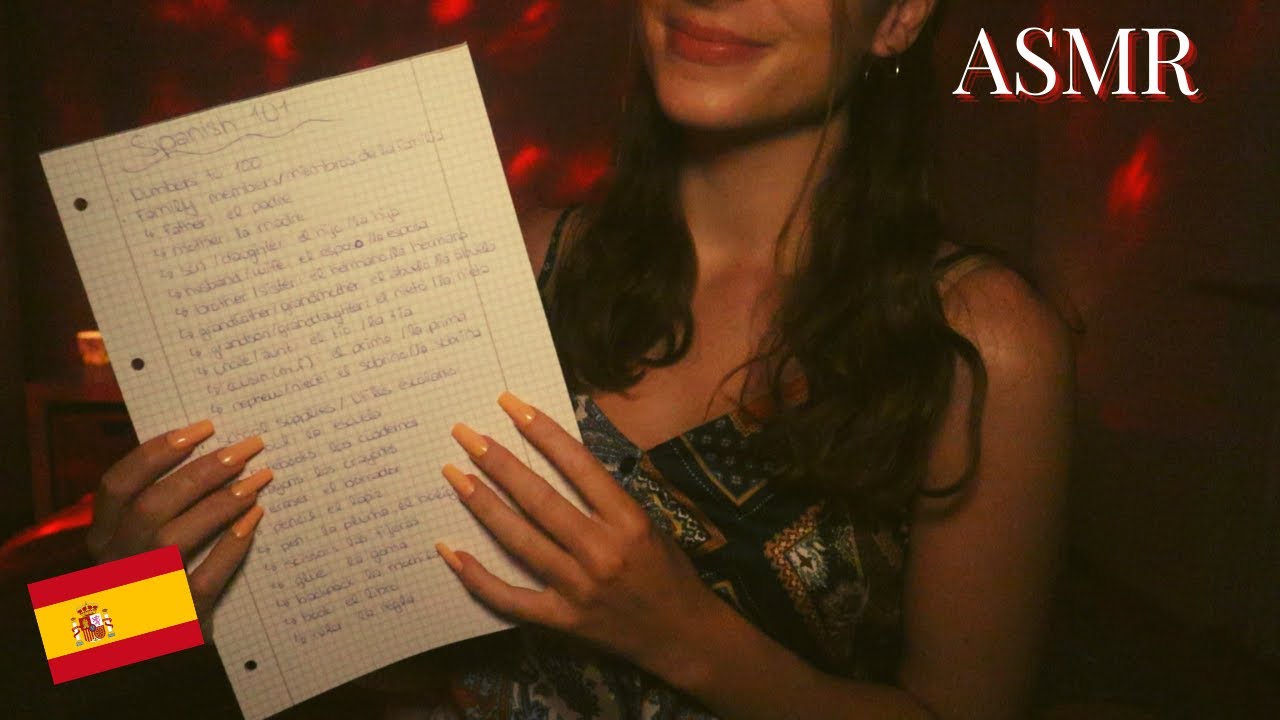 ASMR | Teaching you SPANISH🇪🇸