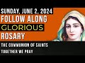 WATCH - FOLLOW ALONG VISUAL ROSARY for SUNDAY, June 2, 2024 - HOLY HOUR
