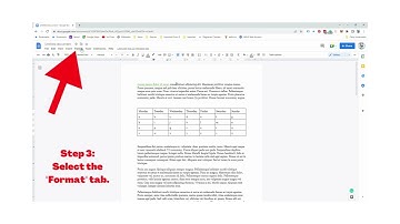 How to Delete a Table in Google Docs