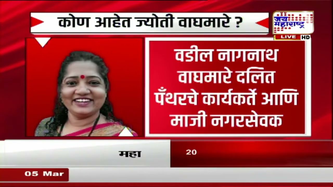 Mumbai | Shivsena | अनुभवी चेहऱ्यांना नाकारुन Jyoti Waghmare यांना उमेदवारी, अशी राहिली कारकीर्द