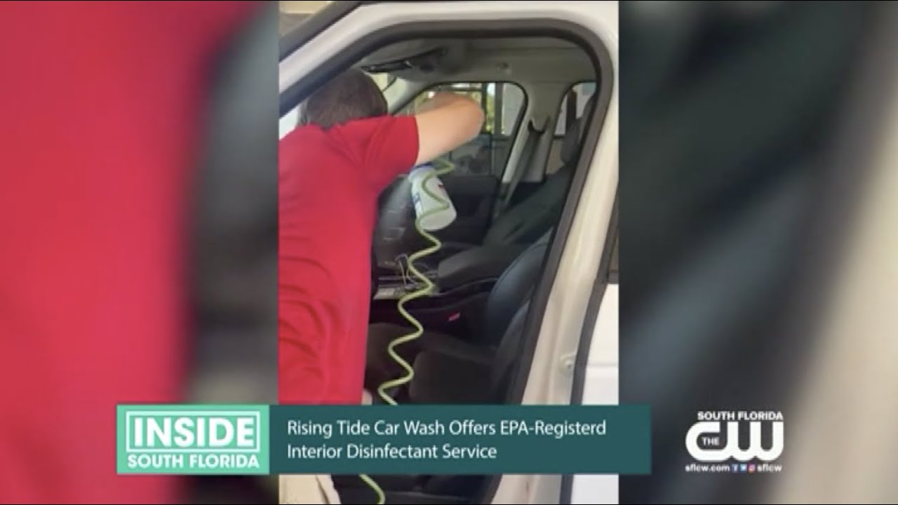 Rising Tide Car Wash Offers Interior Disinfectant Car Wash that Kills