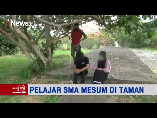 Sepasang Pelajar SMA Tertangkap Basah Mesum di Taman - Realita 24/02 class=